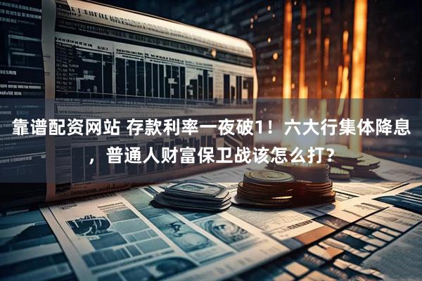 靠谱配资网站 存款利率一夜破1！六大行集体降息，普通人财富保卫战该怎么打？